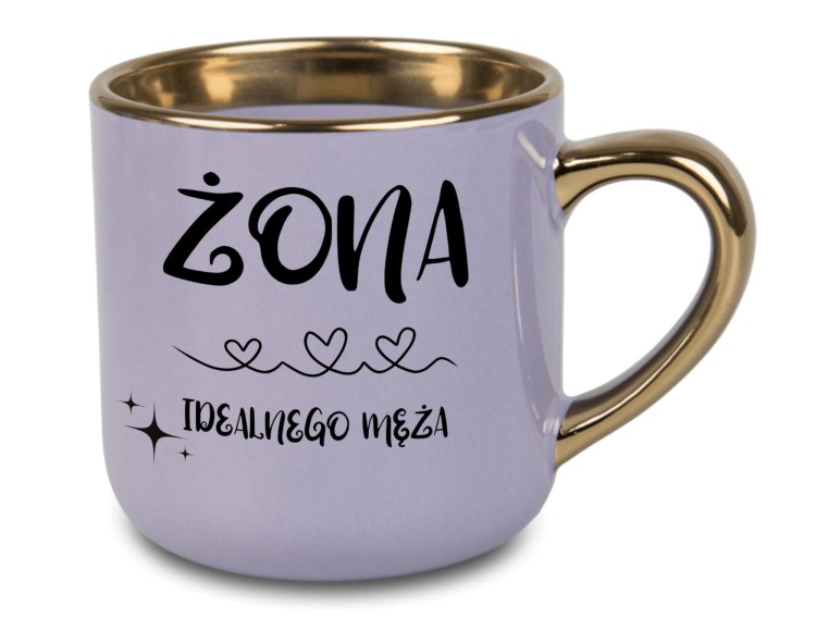 Personalizowany kubek Żona idealnego męża z możliwością dodania imienia – 400 ml