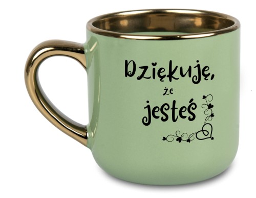 Dziękuję, że jesteś z miejscem na imię w sercu – projekt personalizacji kubka