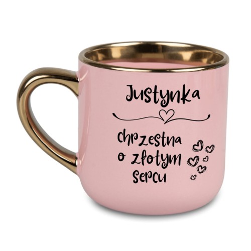 personalizowany kubek 400 ml dla matki chrzestnej – prezent z imieniem