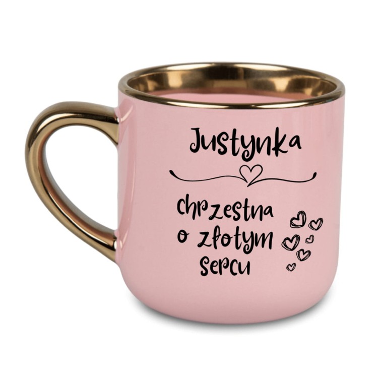 personalizowany kubek 400 ml dla matki chrzestnej – prezent z imieniem