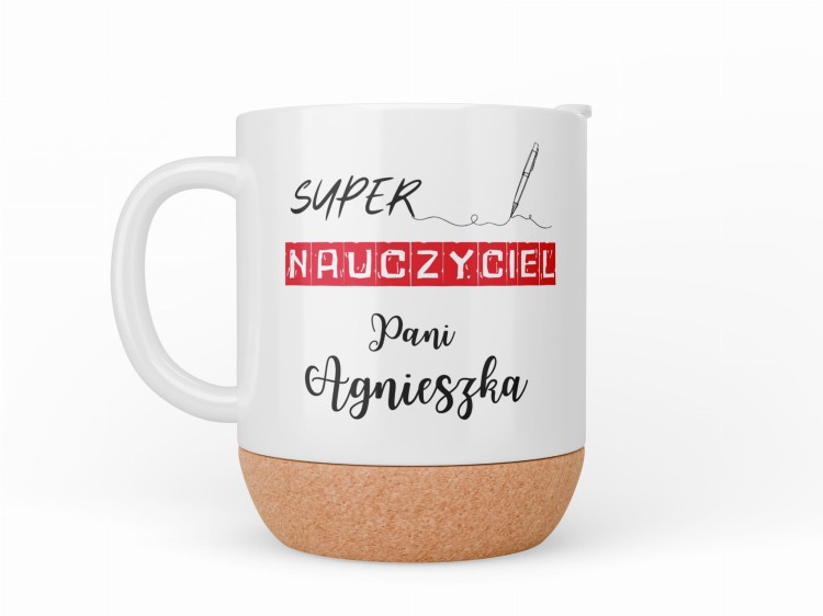 Kubek 300 ml dla nauczyciela z personalizacją i eleganckim designem – praktyczny i stylowy prezent edukacyjny