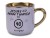 Personalizowany kubek 400 ml na 40 urodziny z eleganckim rantem