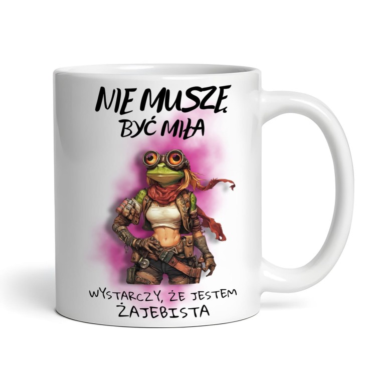 Kubek dla silnej kobiety z odważnym napisem