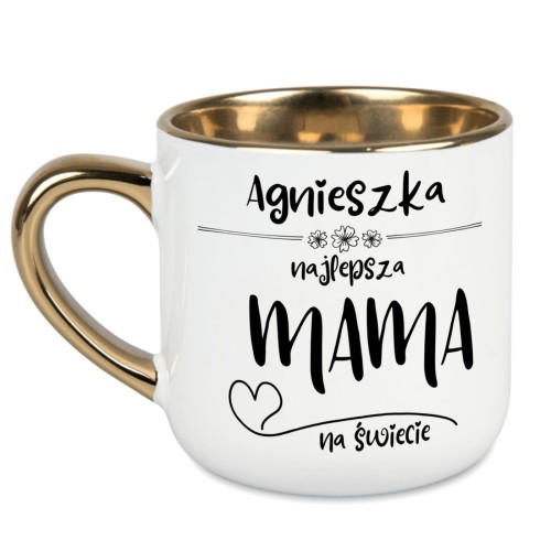 elegancki kubek personalizowany na Dzień Mamy