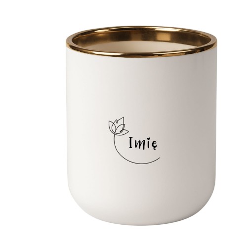 Personalizowany kubek z napisem i grafiką po obu stronach