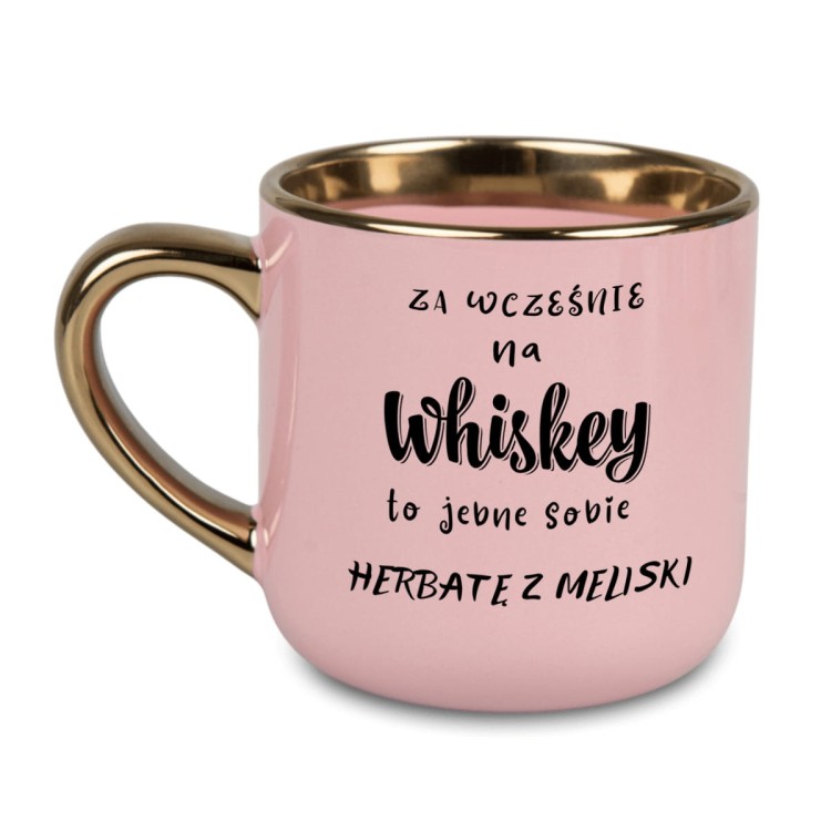 Personalizowany kubek prezentowy z tekstem o melisie