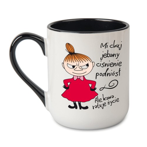 personalizowany kubek z napisem „Mi chuj ciśnienie podniósł”