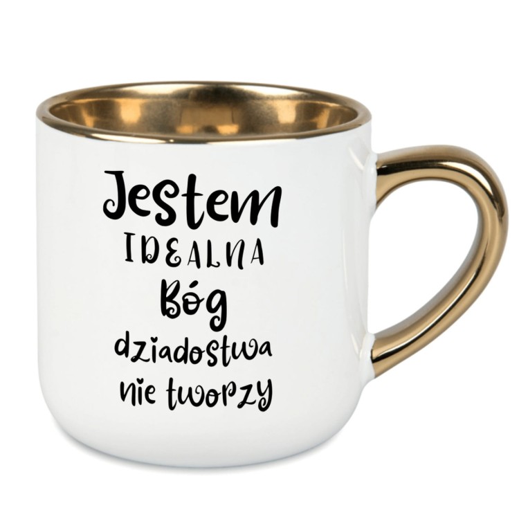 personalizowany biały kubek z imieniem prezent dla kobiety