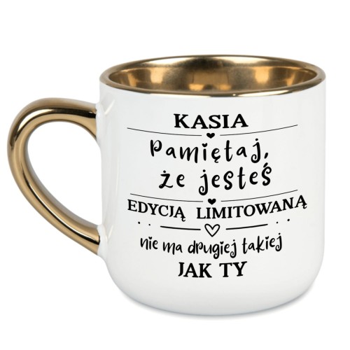 Elegancki biały kubek prezent dla niej – nie ma drugiej takiej jak Ty