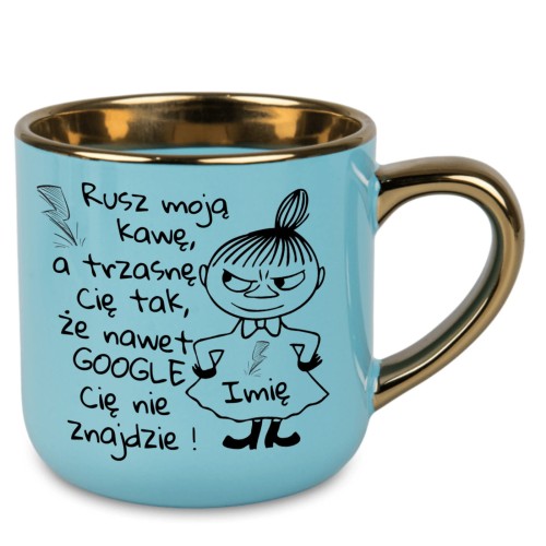 elegancki kubek z Małą Mi prezent urodzinowy personalizowany
