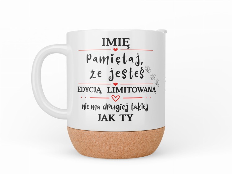 Kubek personalizowany dla kobiety z imieniem – edycja limitowana
