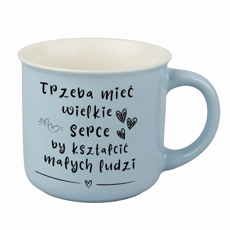 kubek dla cioci w przedszkolu z serduszkami i dedykacją