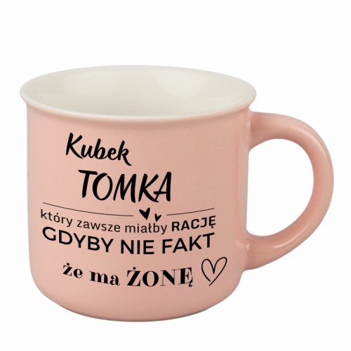 Kubek z nadrukiem po obu stronach – prezent dla chłopaka z imieniem Michał