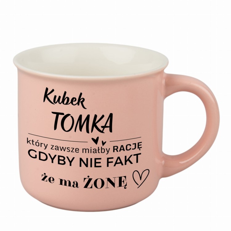 Kubek z nadrukiem po obu stronach – prezent dla chłopaka z imieniem Michał