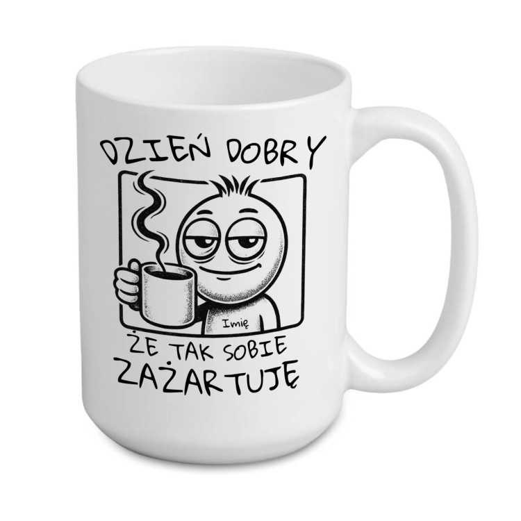Kubek na prezent z możliwością personalizacji imieniem – Alexgrawer.pl