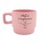 Różowy kubek VENTI 300 ml Eliksir Cierpliwości z imieniem, nadruk po obu stronach