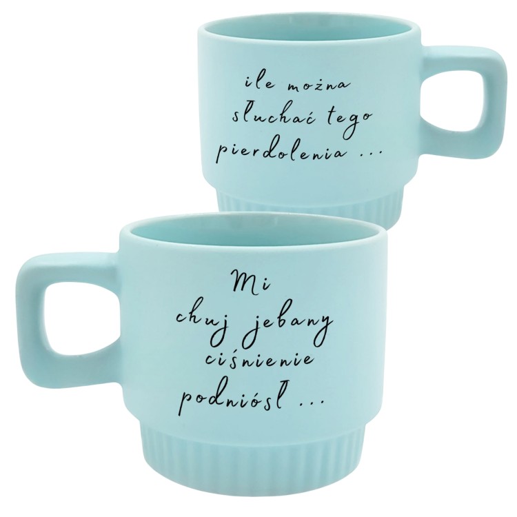 Kubek mi chuj jebany ciśnienie podniósł / ile można słuchać tego pierdolenia