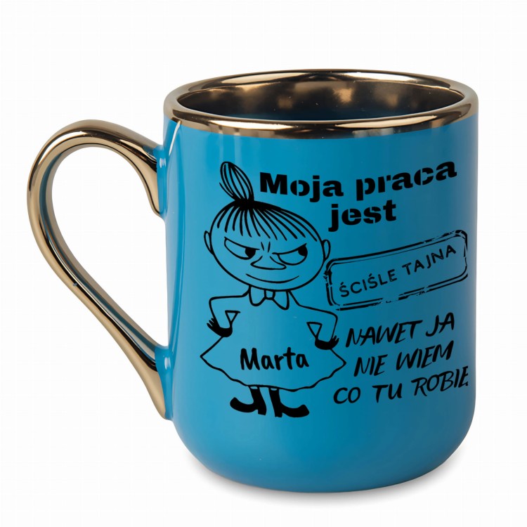 kubek ściśle tajna praca Mała Mi złote ucho