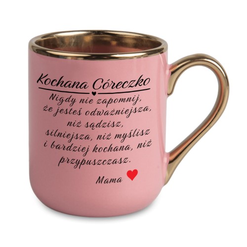 personalizowany kubek dla córki z imieniem