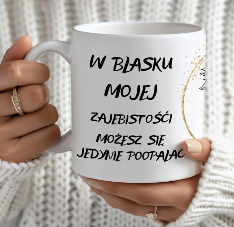 unikalny kubek z napisem, idealny prezent dla miłośników humoru