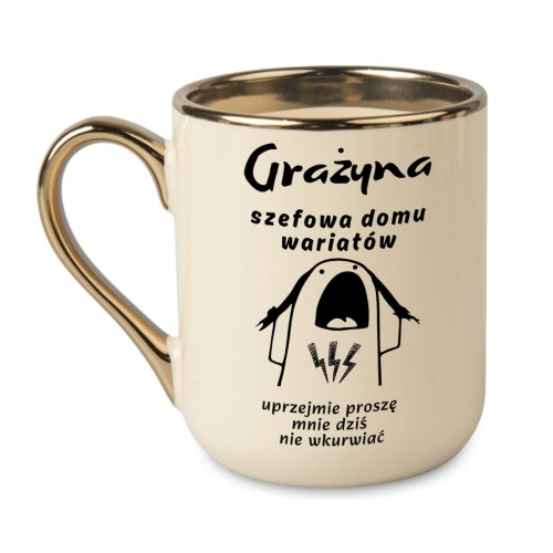 kubek z imieniem humorystyczny nadruk sublimacja