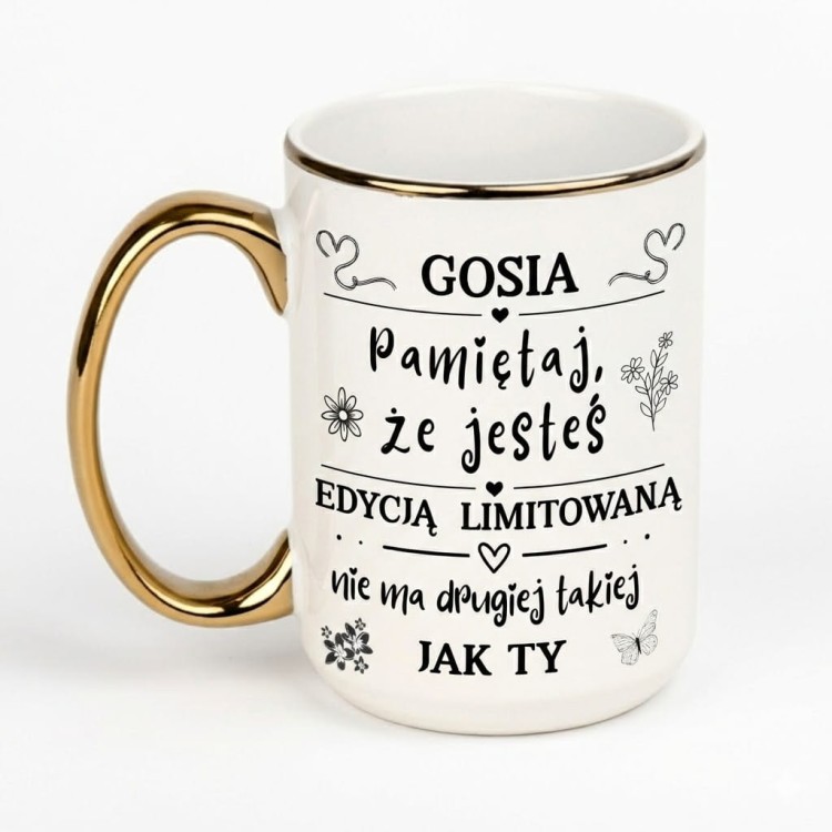 elegancki kubek na prezent 440 ml edycja limitowana