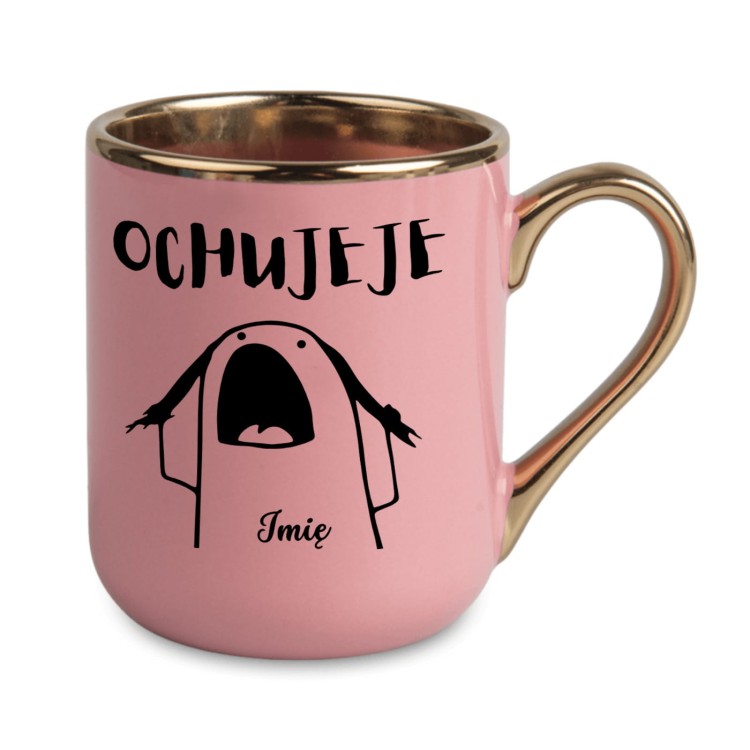 personalizowany kubek OCHUJEJE z imieniem śmieszny kubek prezent