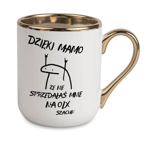 kubek dla mamy 330ml personalizowany dzięki mamo olx złoty rant