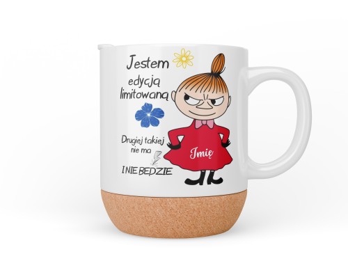 kubek jestem edycją limitowaną mała mi personalizowany imieniem nadruk dwustronny