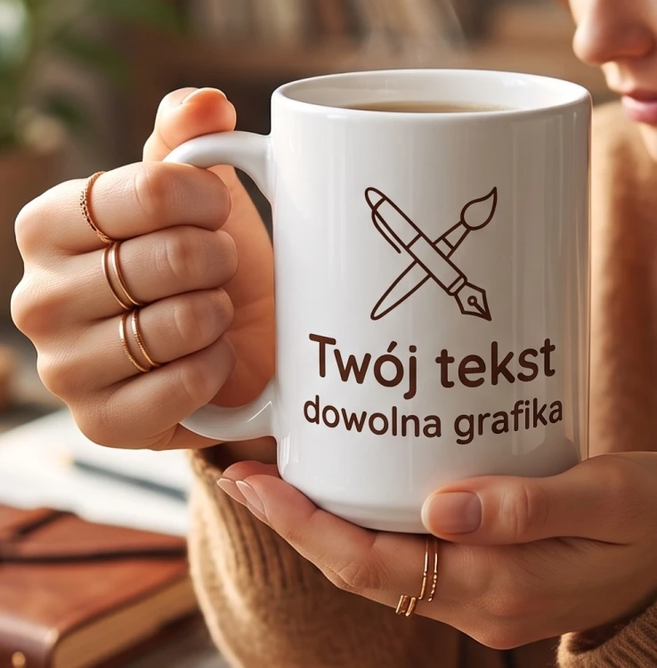 Duży kubek z Twoim tekstem, zdjęciem lub grafiką