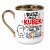 Biały personalizowany kubek Rusz mój kubek z imieniem Elegant 330 ml