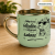 Kubek ceramiczny z kapibarą i imieniem ze złotym uchem 400 ml