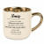 Personalizowany kremowy kubek Elegant 400 ml z imieniem
