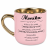 Różowy kubek Elegant 400 ml z imieniem Monika