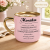 Personalizowany różowy kubek ceramiczny 400 ml dla niej