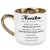 Biały kubek Elegant 440 ml z imieniem Monika