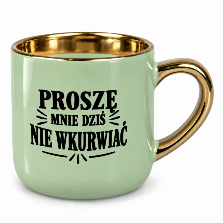 Personalizowany zielony kubek dla kierownika lub szefa 400 ml