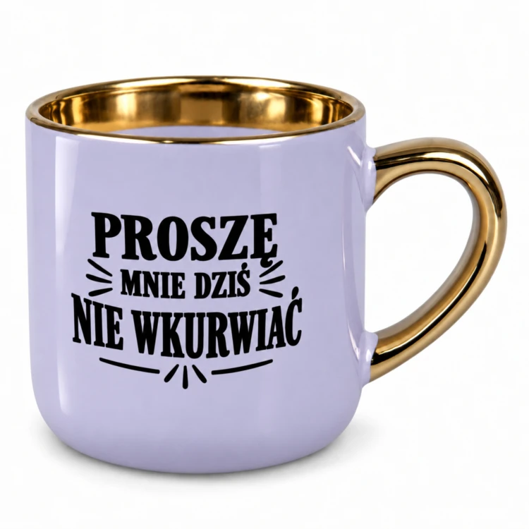 Kubek z napisami Kierownik tego cyrku i Proszę mnie dziś nie wkurwiać
