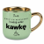 Kubek Elegant zielony 400 ml „Rzuć to wszystko i walnij sobie kawkę” – prawa strona