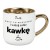 Kubek Elegant biały 400 ml „Rzuć to wszystko i walnij sobie kawkę” – prawa strona