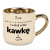 Kubek Elegant kremowy 400 ml „Rzuć to wszystko i walnij sobie kawkę” – prawa strona