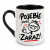 Kubek Alex „Pojebie mnie zaraz!” z czarnym uchem i wnętrzem
