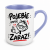 Kubek Alex „Pojebie mnie zaraz!” z jasnofioletowym uchem i wnętrzem