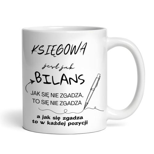 Kubek prezent dla księgowej