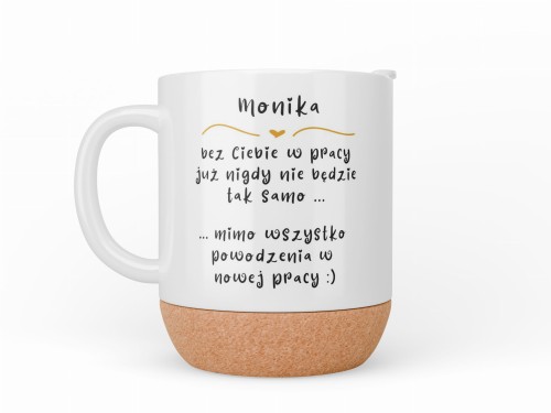 Kubek z personalizacją – prezent dla koleżanki odchodzącej z zespołu