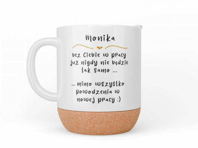 Kubek z personalizacją – prezent dla koleżanki odchodzącej z zespołu