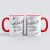 personalizowany czerwony kubek gwiazdy przy Tobie to chuj z gwiazdkami