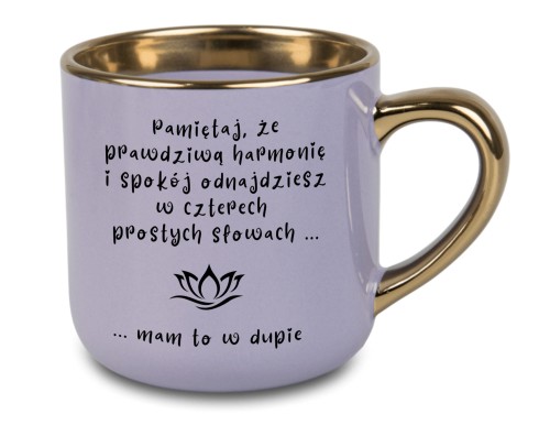 Personalizowany kubek 'Harmonia w prostocie' z imieniem na środku