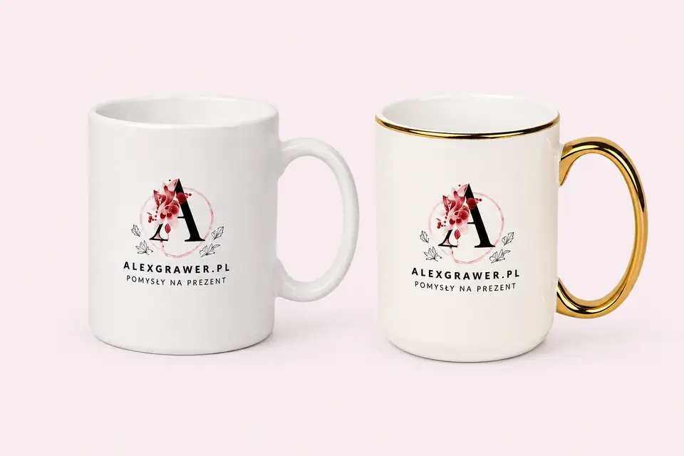 Kubki Queen 440 ml z logo AlexGrawer